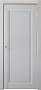 Дверь 502 Салюто бархат светло-серый глухая Uberture