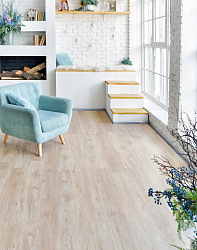 ПВХ-плитка клеевая Дуб кремовый Easy Line ALPINE FLOOR ECO 3-23