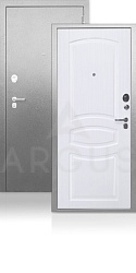 Дверь металлическая Квартира ДА 61 Антик серебро Белый ясень Аргус