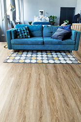 ПВХ-плитка клеевая Дуб рыжий Easy Line ALPINE FLOOR ECO 3-21