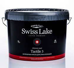 Краска интерьерная Tactile 3 База А 9л Swiss Lake