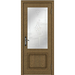 Дверь 40010 Палермо дуб кавказский стекло Uberture