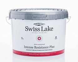 Краска интерьерная Intense Resistance Plus База А 9л Swiss Lake