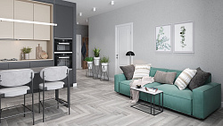 ПВХ-плитка клеевая Дуб Лейтена Parquet ALPINE FLOOR ЕСО 16-18