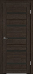 Дверь Atum 7 Wenge Стекло черное экошпон Atum ВФД