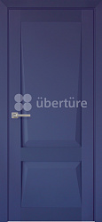 Дверь ПДГ101 Перфекто бархат синий глухая Uberture