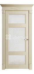 Дверь 62004 Флоренция серена керамик стекло ромб матовое Uberture