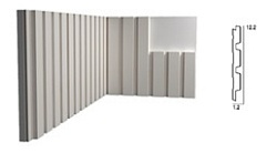 3D Стеновая панель окрашенный Kr204SP-9 Konture Paolo Arte