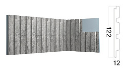3D Стеновая панель окрашенный Kr204SP-12 Konture Paolo Arte