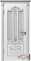 Дверь Александрия Classic Luxe эмаль белая стекло ВФД